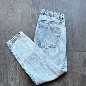 Light Wash Blue Mom Ultra High Rise Denim Jeans